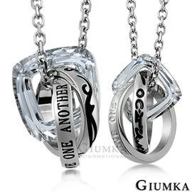 台湾官网直邮进口【GIUMKA】爱情海洋钢施华洛世奇水晶元素情人对