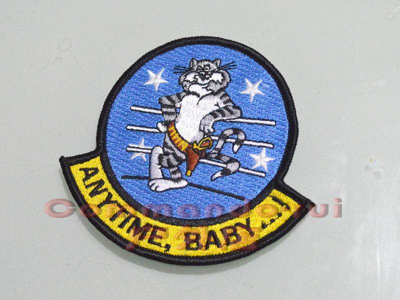 ANYTIME BABY always accompany the F-14 Tomcat TOMCAT mascot commemorative badge armband