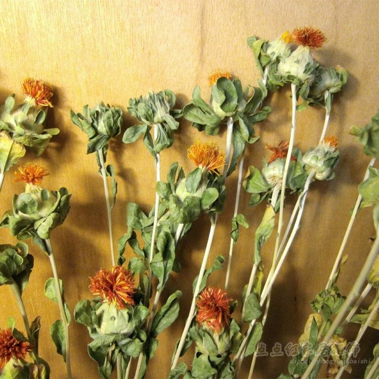 (Bromelain Chrysanthemum) New Army Green Pastoral Floor Floral Art Dry Flower Pineapple Chrysanthemum Home Decoration