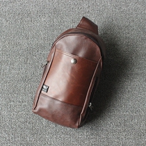 2017 New Threebox Chest Bag Men Han Version Trendy Small Backpack Mens Inclined Satchel Bag Retro Chest Front Single Shoulder Bag