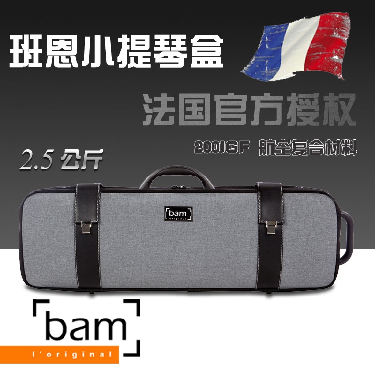 (General Agent)France Bam Bane Violin Case Carbon fiber 2001XL 2 5 kg gray
