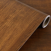 Solid wood grain self-adhesive wallpaper table cabinet sticker wardrobe cabinet door furniture refurbished decorative wallpaper boonic paper