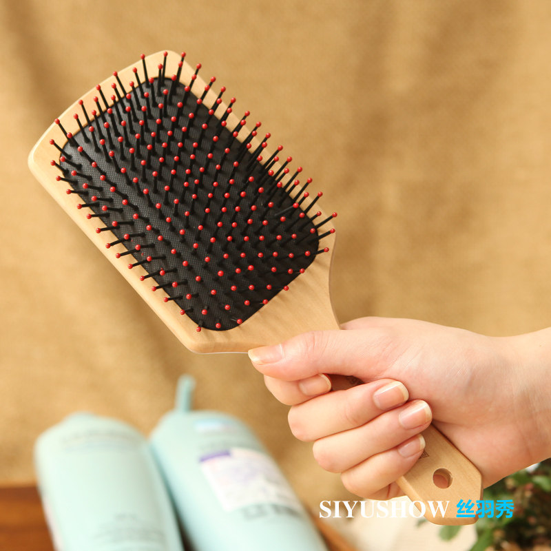 Massage comb head meridian comb straight curly hair loss household airbag comb air cushion comb hairdressing large plate comb