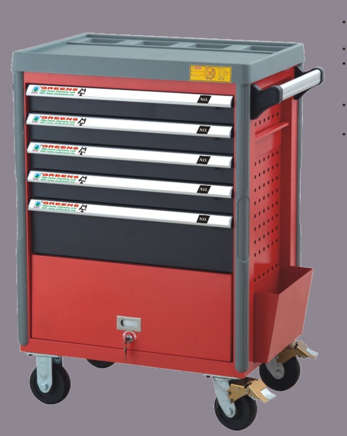 Manufacturer direct sales Glins 5 layers of removable heavy tool car G-305 Tools cabinet cart 80 * 50 * 104cm