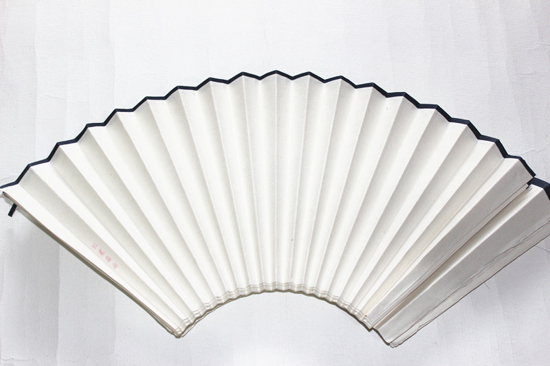 Anhui Jingxian Wenfang Four Treasure Xuan paper fan 9-inch 10 inch Xuan paper fan face folding fan face cooked rice