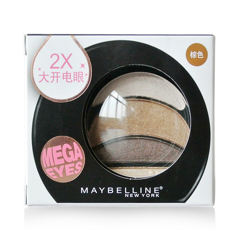 包邮美宝莲大开电眼眼影盘彩妆盘卧蚕妆裸妆高光持久不晕染眼影笔
