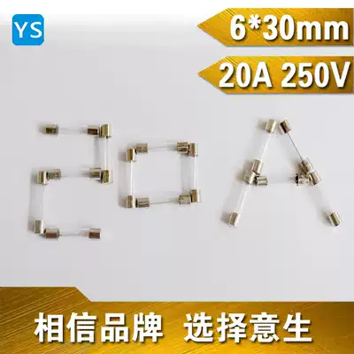 Glass fuse F20A 250V fuse 6x30 Fuse Fuse Fuse Fuse