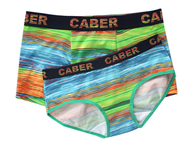 Caberly couple underwear Modale color men horned triangle underwear men and women underpants 3872 5872