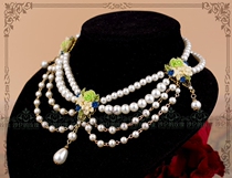 Original * Sound of Spring Waltz * Flower Pearl Multi-Layer Necklace-CLA Lolita Accessories-~
