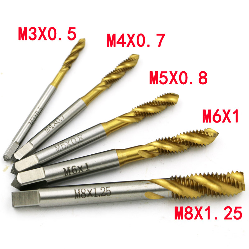 Full Mill High Speed Net Machine with Titanium Plated Spiral Screw Tapping Screw Tapping M3-M8mm with screw holes for screw holes