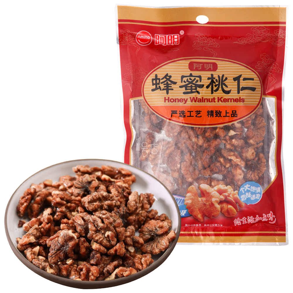 阿明 蜂蜜核桃仁 108g/袋 一号店