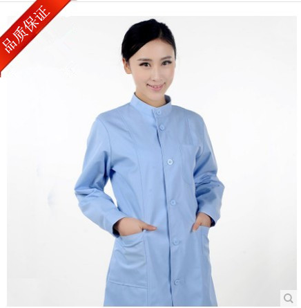 South Tingle Long Sleeve White Winter Dress to Gate Collar Doctor Clothing Drugstore Working White Coat