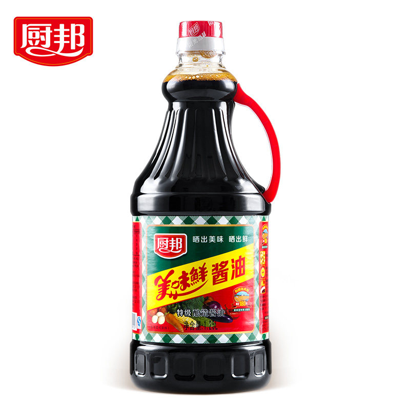 【天猫超市】 厨邦美味鲜酱油1.25L酿造酱油炒菜凉拌调料生抽