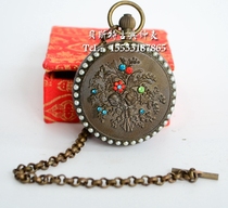 Western imitation antique pocket watch Mechanical watch Antique movie props Western imitation antique pocket watch