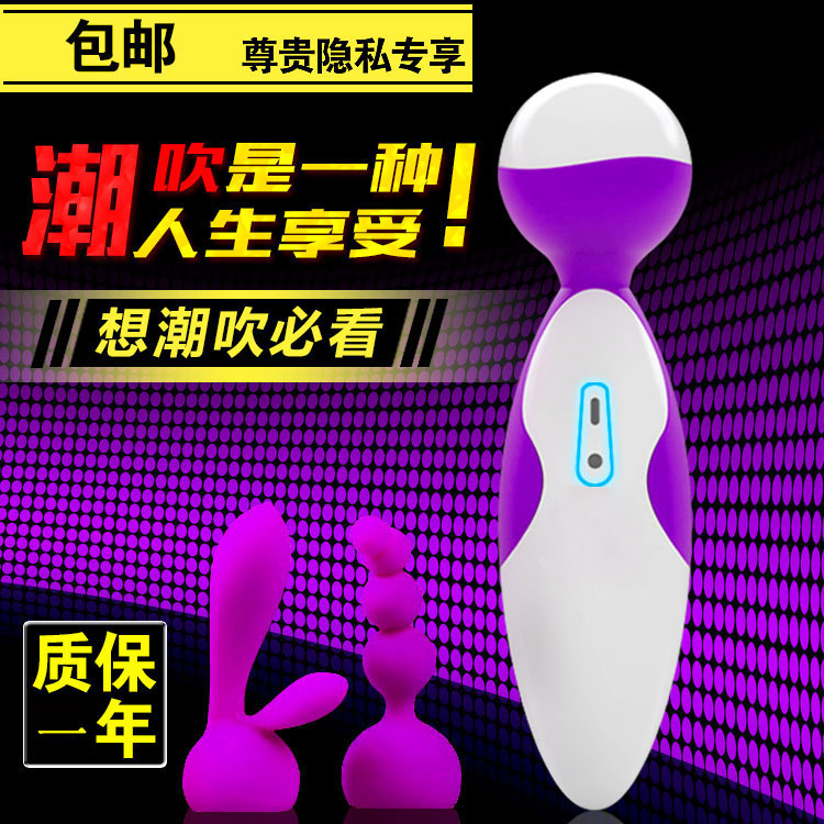 喵星人充电迷你震动按摩棒G点刺激女用振动自慰器成人情趣用品