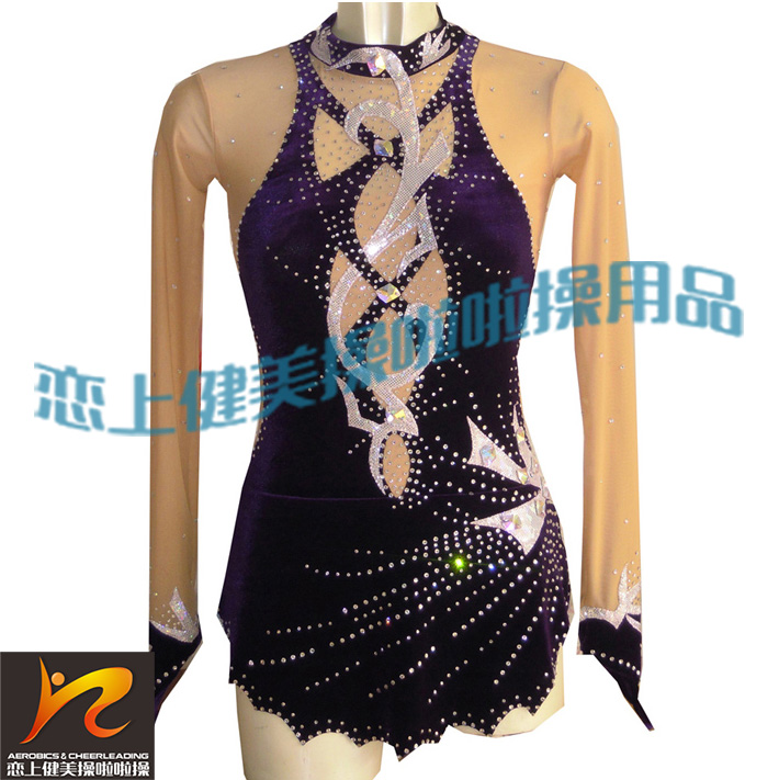 High quality art gymnastics and cheerleading manipulation professional art gymnastics competition performing performance suit
