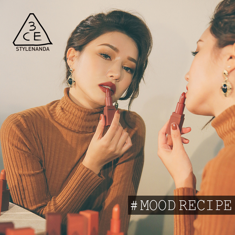 STYLENANDA官方 3CE MOOD RECIPE MATTE LIP COLOR 哑光口红