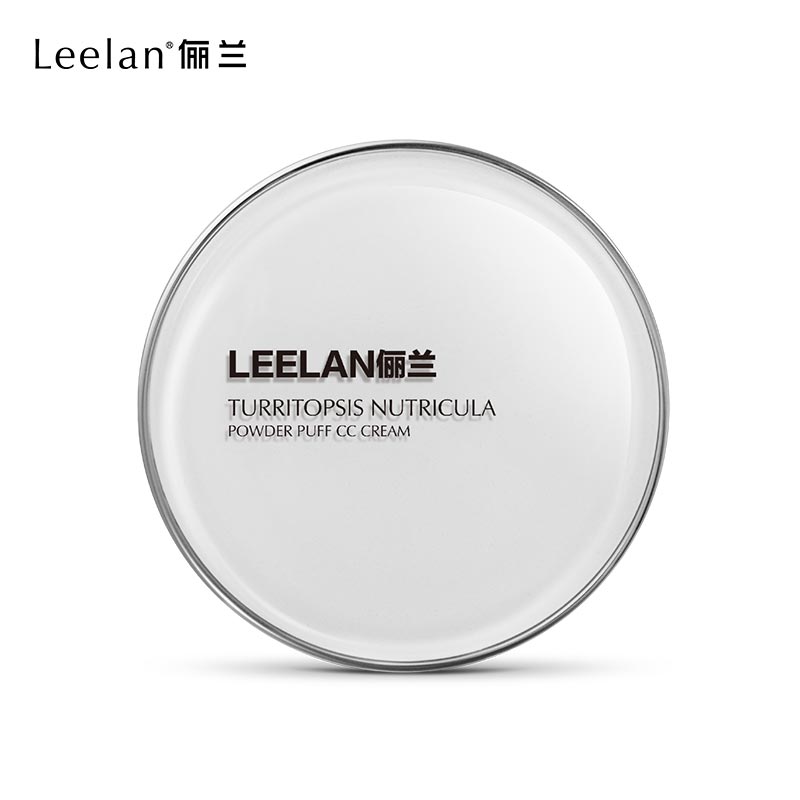 Leelan/俪兰水母修护遮瑕保湿嫩白隔离持久服帖气垫CC霜