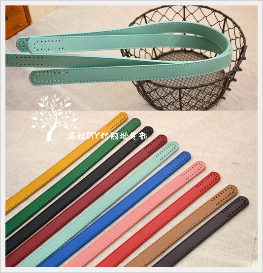 Forest Wholesale) 62cm Straight-bar imitation leather PU bag with hand-holding handle press line thickened reinforced version 10 to bag