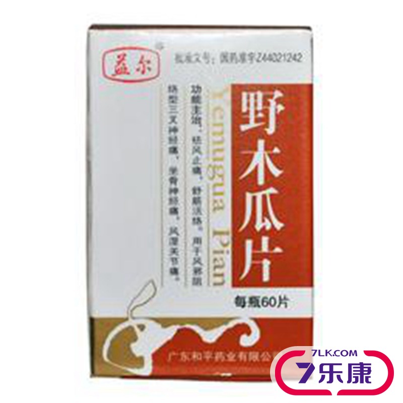 益尔 野木瓜片 60片/瓶
