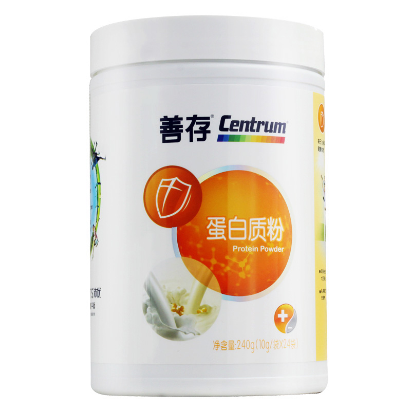 送玫瑰】Centrum善存 乳清蛋白质粉240g(10g*24袋) 大豆分离蛋白