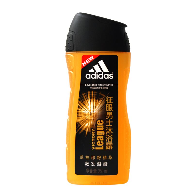 adidas/阿迪达斯 男士征服沐浴露250ml 正品 两瓶包邮