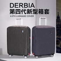 Thickened abrasion resistant suitcase protective sheath Applicable day Mervah travel suitcase pull-bar case cover waterproof 24-28 inch