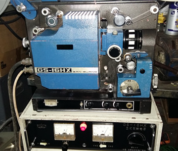 16 mm movie machine