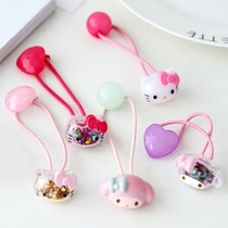Japanese Kitty Melody Head rope Hair rope Hair ring tie hair Rubber band Head flower hair band decoration
