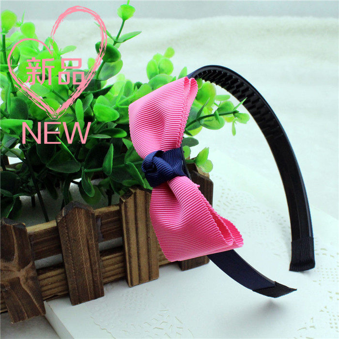 South Korea Imported Children Hair Stirrup Hair Clip Hair Clip Girl Princess Baby Big Butterfly Knot Hair Stirrup With Teeth Full