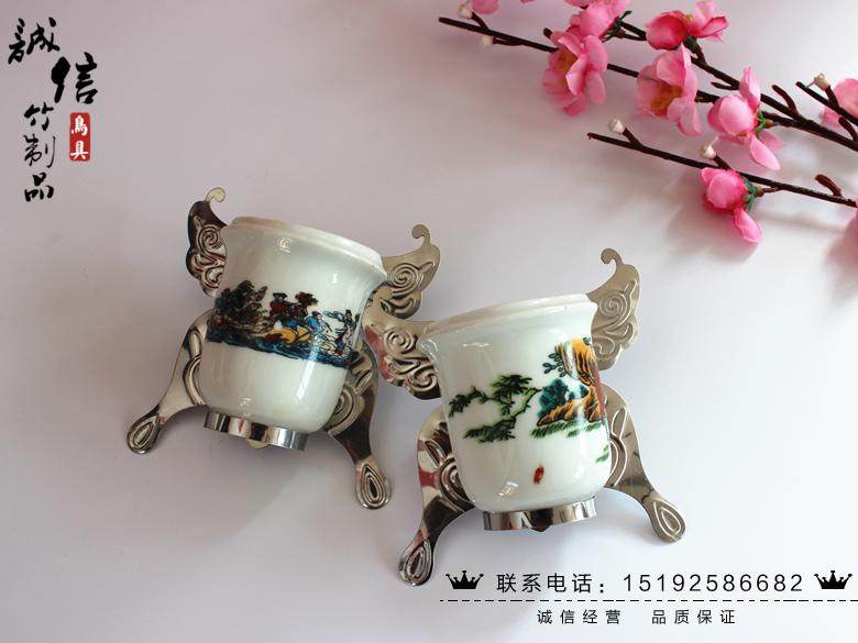 Bailing Stainless Steel Ceramic Water Bowl