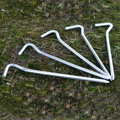 Outdoor Camping Accessories Tent Floor Nails Ground Ding Ultra-Light Aluminum Alloy Floor Nails High Strength Aluminium Nails Tent Nails