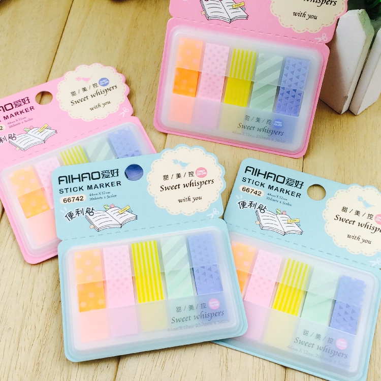 Hobby 66742 convenience patch sweet and beautiful control color indication label convenience stick to this N sub-stick fluorescent patch casual sticker