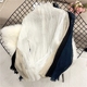 Xuân 2018 mới nấm xù một nửa cổ cao tay áo kèn voan ren đáy áo sơ mi nữ áo tay dài nữ Áo sơ mi chiffon ren