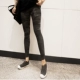 Phiên bản mới của Hàn Quốc siêu co giãn ma thuật rắn màu chín điểm bó sát quần legging yoga bó sát nữ mặc quần ngụy trang thủy triều - Quần tây thường Quần tây thường