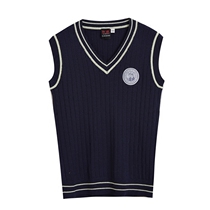 Shenzhen Mingde school uniform Boys dress sleeveless sweater Zongyue school uniform