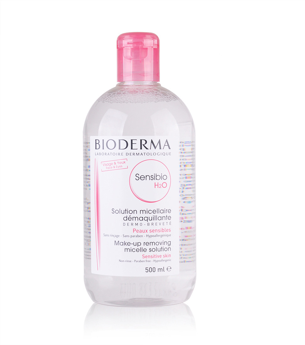 法国贝德玛眼唇卸妆液500ml 舒妍温和保湿粉水深层清洁干性肌肤