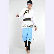2017 mới trang phục múa Mông Cổ trang phục múa thiểu số nam trang phục biểu diễn dài tay nam