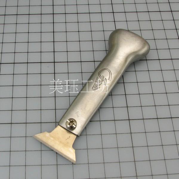Handmade leather tool stainless steel leather knife cutting knife replaceable blade hand push knife