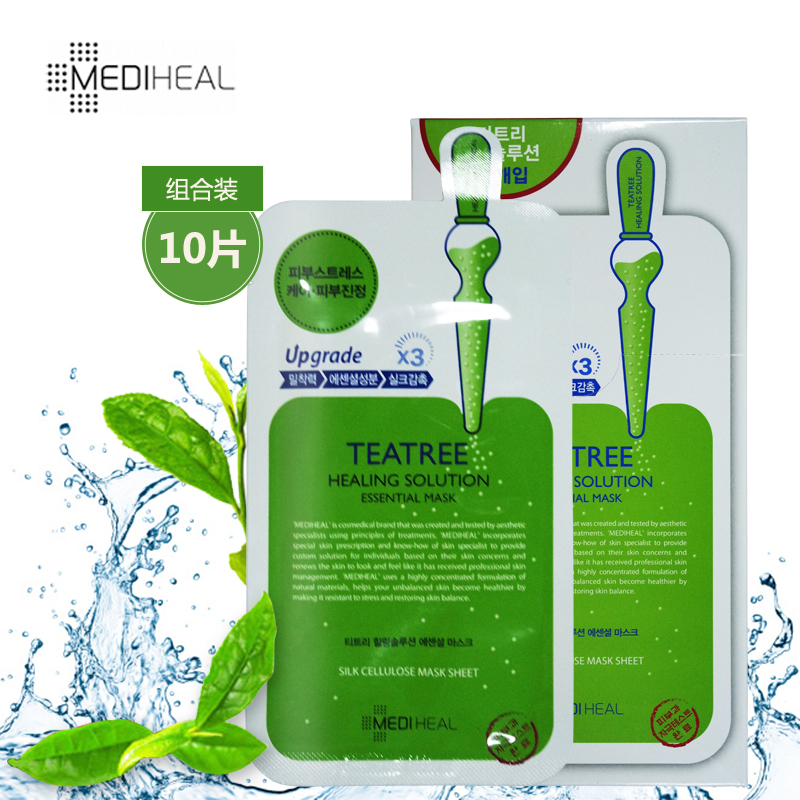 MEDIHEAL/可莱丝 茶树油面膜贴舒缓肌肤 10片/盒