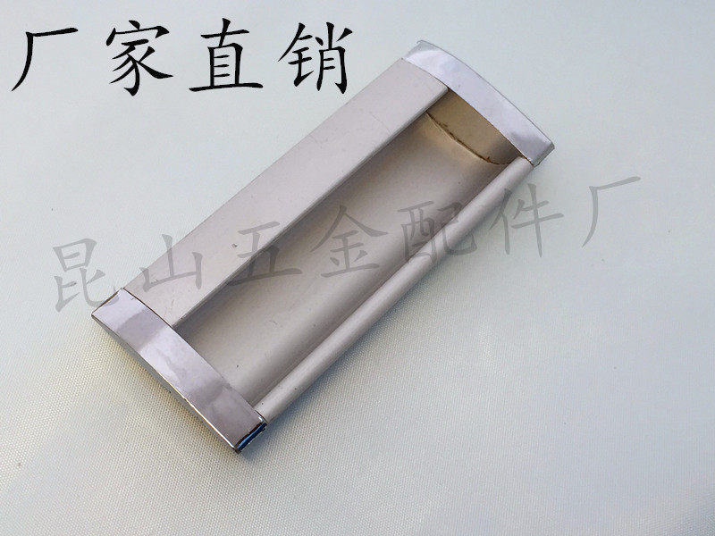 Embedded invisible concealed concealed handle aluminum alloy cabinet door handle modern overall cabinet handle industrial handle