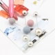 Phiên bản Hàn Quốc đơn giản từ ngọc trai pin pin cổ áo pin pin Hàn Quốc khăn quàng cổ áo len cardigan khăn quàng cổ