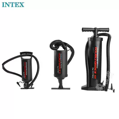 Extra large manual punching machine air cylinder filling and pumping double use 3 air nozzle swimming ring floating bed hand pump fast and efficient