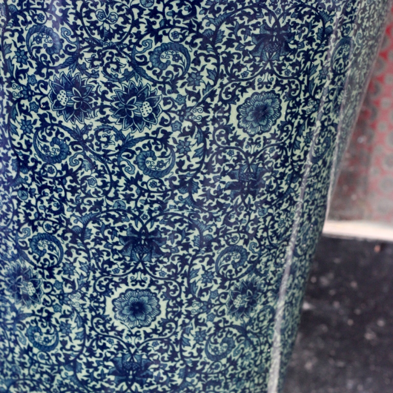 Jingdezhen ceramics bound lotus flower name plum bottle of large vase home sitting room hotel office study furnishing articles