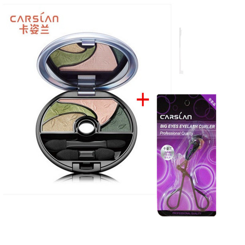 CARSLAN/卡姿兰新品 卡姿兰眼影 大眼睛花漾四色眼影 防水不晕染