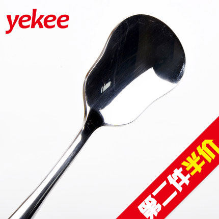 yekee/宜洁致优不锈钢冰淇淋勺 葫芦勺异形勺勺子儿童饭勺汤匙