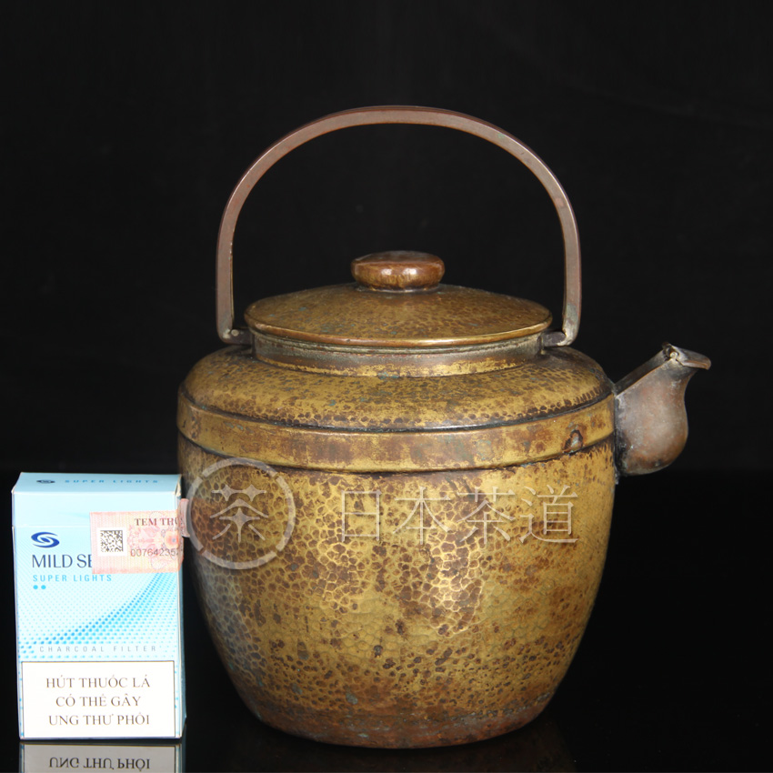 Oz Japanese bronze ware copper pot mallet with milk nail tattooer gold large belly and old bronze pot pint perfect
