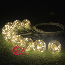  New product Wedding dragon ball road guide light bulb Road guide hanging wire filament hanging light arrangement Welcome boutique stage background decoration