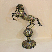 Pakistan copper handicraft copper carvings 36 inch horse to successful horse manufacturer direct sales