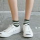 Mùa xuân và mùa hè ống ngắn của phụ nữ vớ cotton mỏng hai thanh vớ thể thao đại học gió dưới phụ nữ Hàn Quốc thấp để giúp vớ cotton - Vớ bông tất lót bông Vớ bông